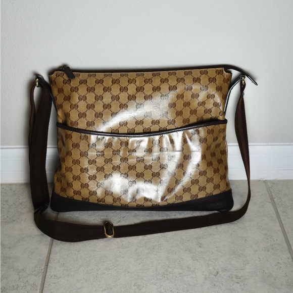 Gucci GG Crystal Messenger Bag- FINAL SALE - Picture 1 of 8
